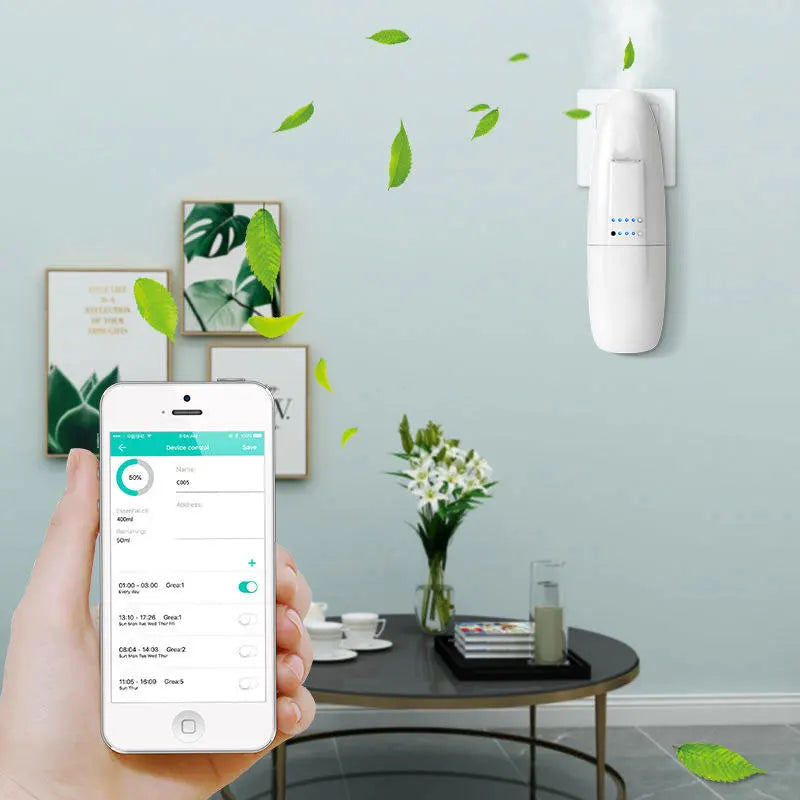 Smart Wall Plug-In Oil Diffuser – Waterless