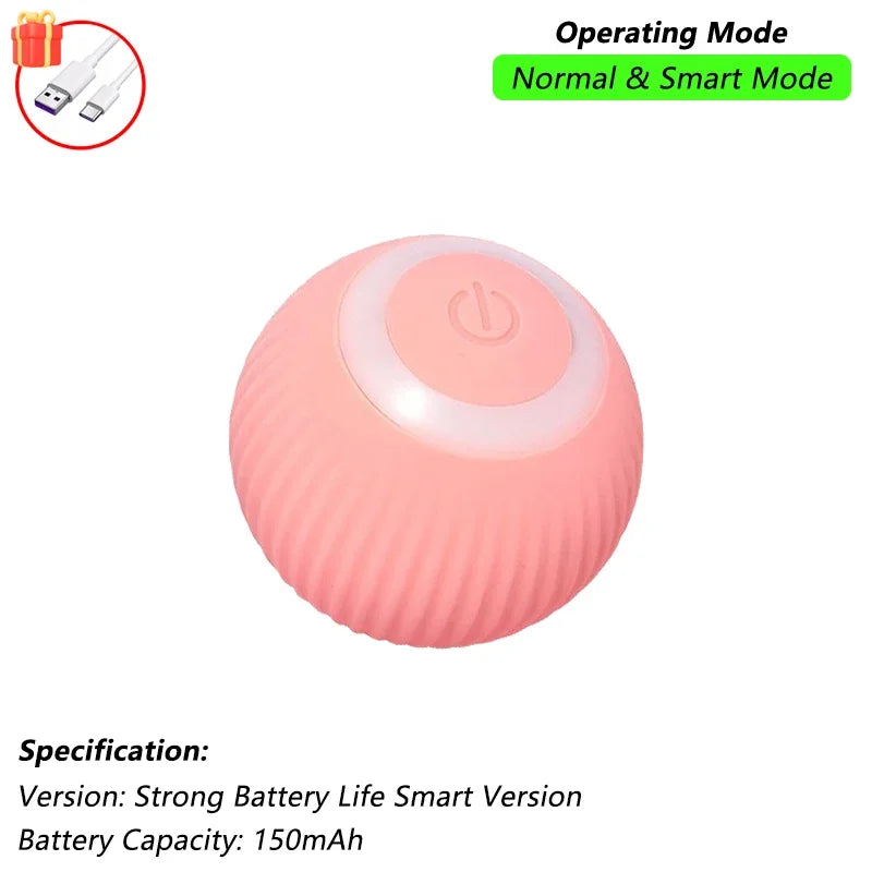 Smart Rolling Cat Toy – Auto Teasing Ball