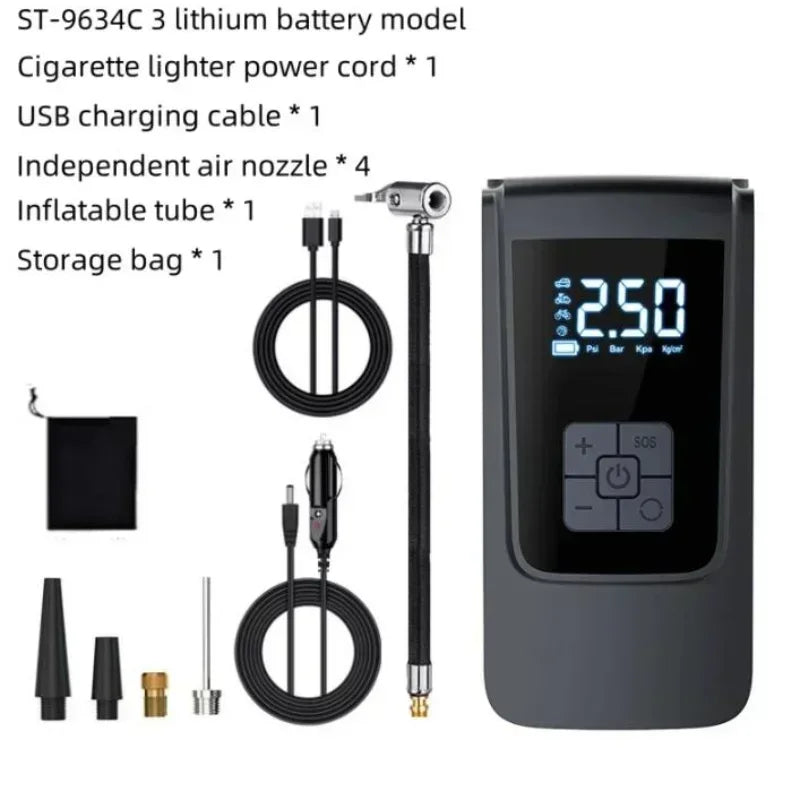 Portable Electric Tire Inflator – Digital Air Pump