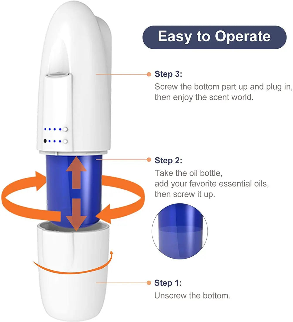 Smart Wall Plug-In Oil Diffuser – Waterless