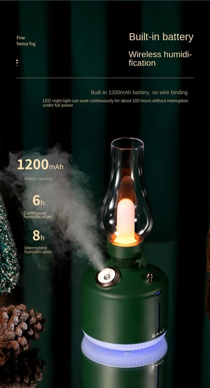 Retro Lamp Aroma Diffuser – USB Rechargeable