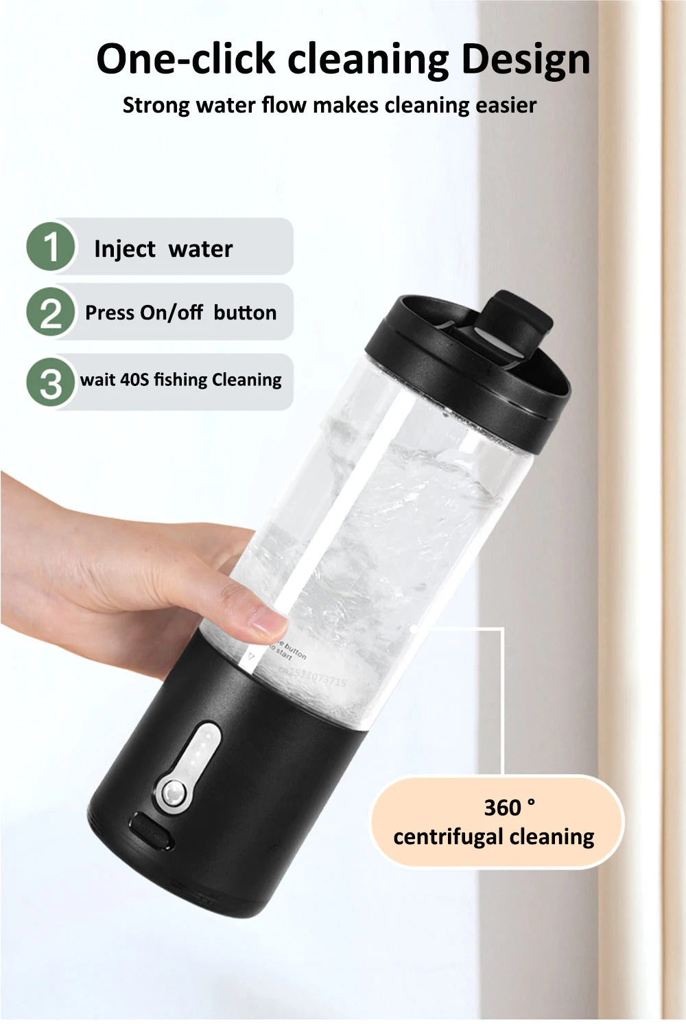 Portable USB Blender – 6-Blade Juicer