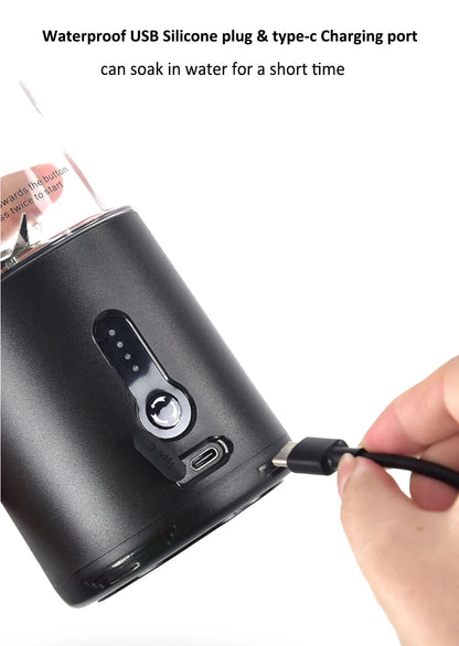 Portable USB Blender – 6-Blade Juicer
