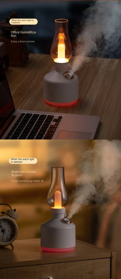 Retro Lamp Aroma Diffuser – USB Rechargeable