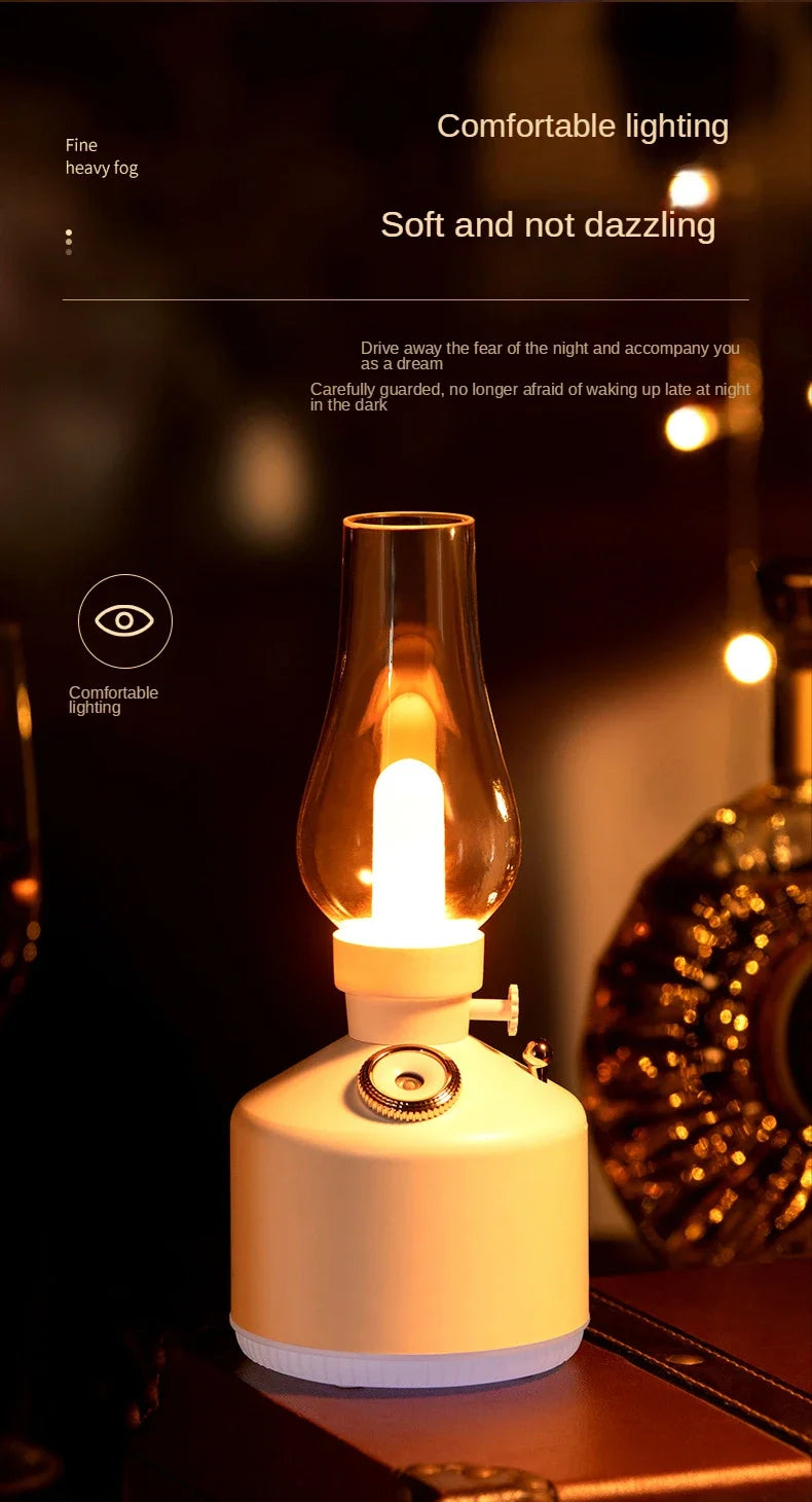 Retro Lamp Aroma Diffuser – USB Rechargeable