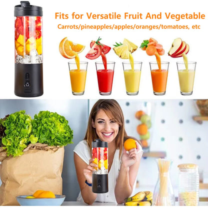 Portable USB Blender – 6-Blade Juicer