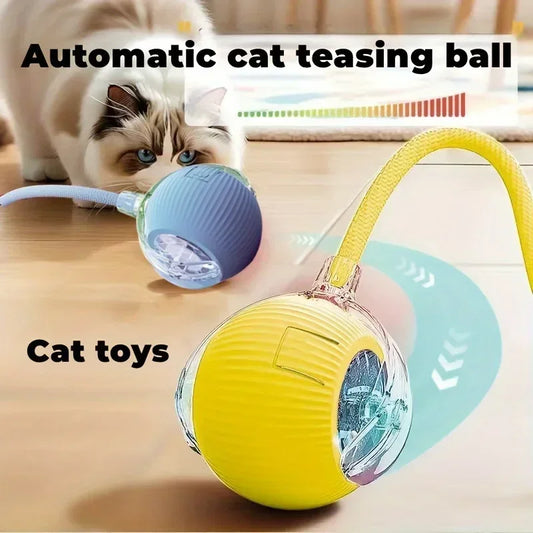 Smart Rolling Cat Toy – Auto Teasing Ball
