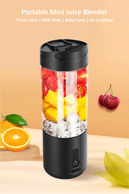 Portable USB Blender – 6-Blade Juicer