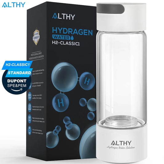 ALTHY Hydrogen Water Bottle – SPE PEM Ionizer