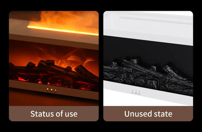 Flame Diffuser Humidifier with LED & Remote – Fireplace Design