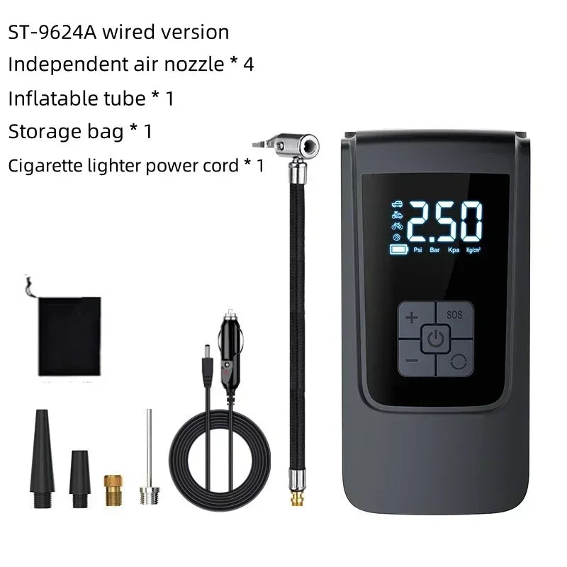 Portable Electric Tire Inflator – Digital Air Pump