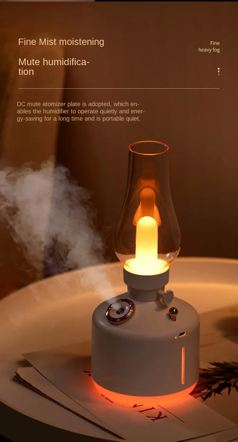 Retro Lamp Aroma Diffuser – USB Rechargeable