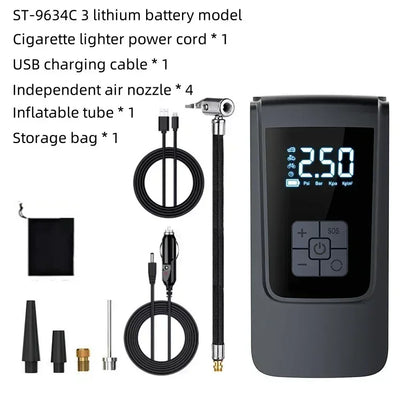 Portable Electric Tire Inflator – Digital Air Pump