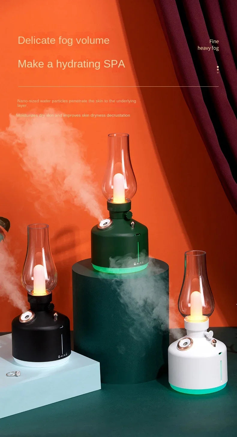 Retro Lamp Aroma Diffuser – USB Rechargeable