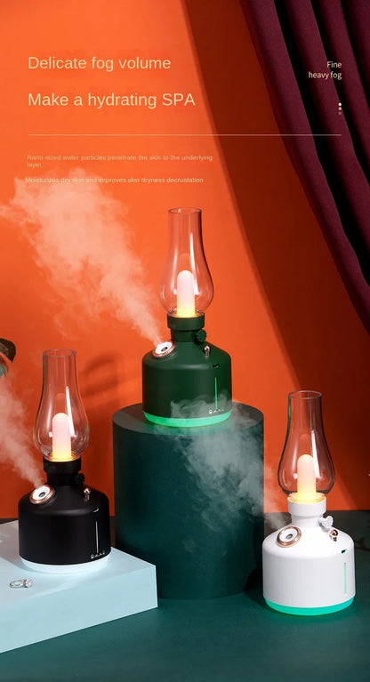 Retro Lamp Aroma Diffuser – USB Rechargeable
