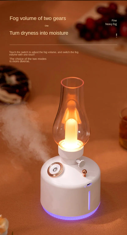 Retro Lamp Aroma Diffuser – USB Rechargeable