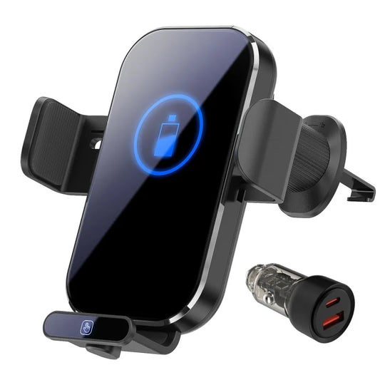 15W Auto-Clamp Wireless Car Charger