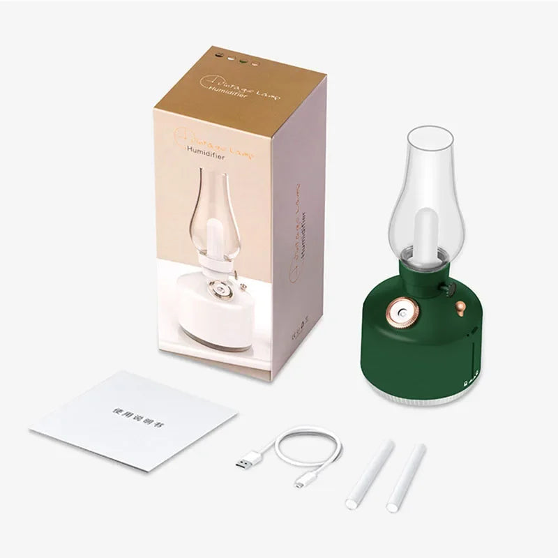 Retro Lamp Aroma Diffuser – USB Rechargeable